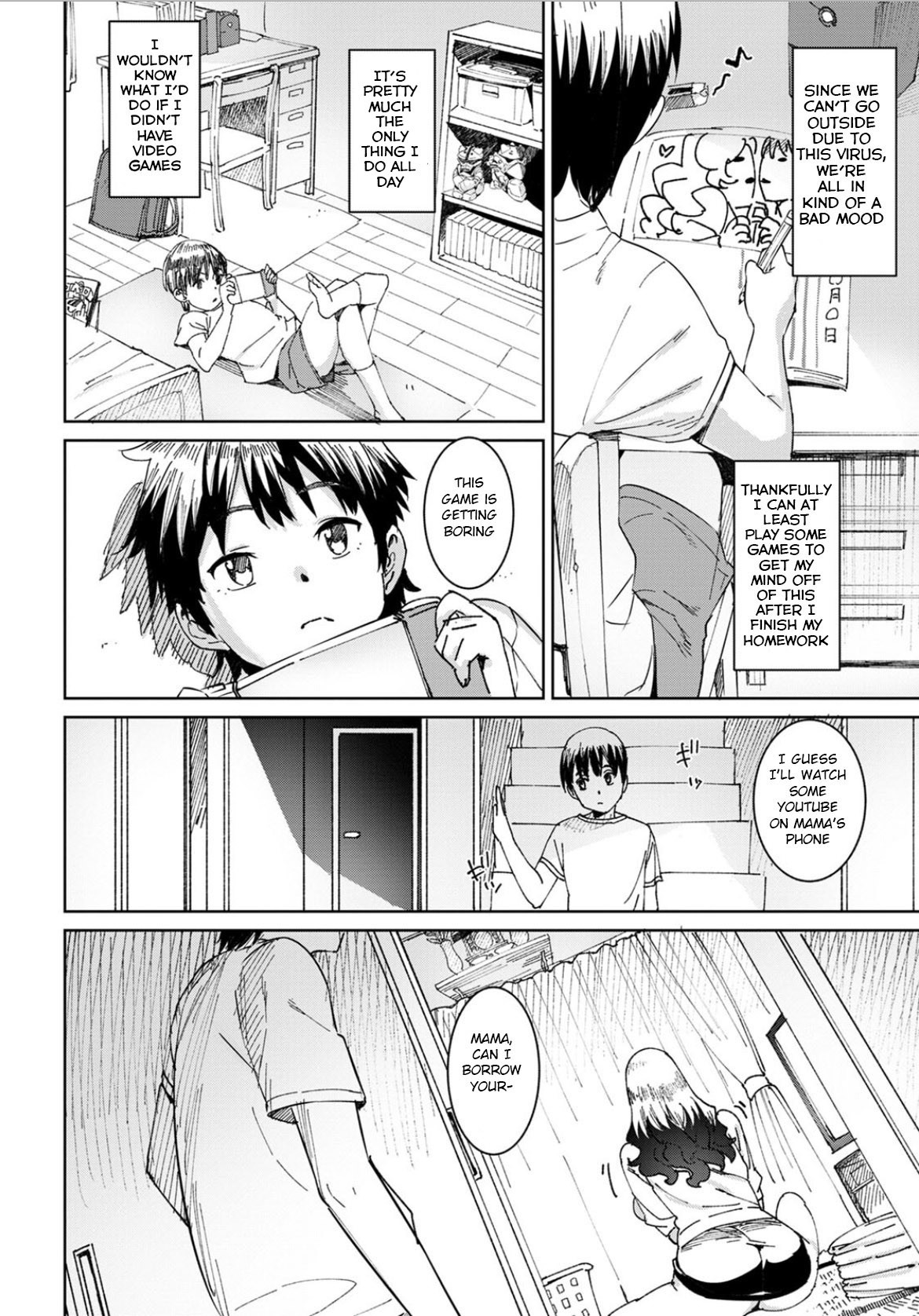 Hentai Manga Comic-Mama's Summer Break-Read-4